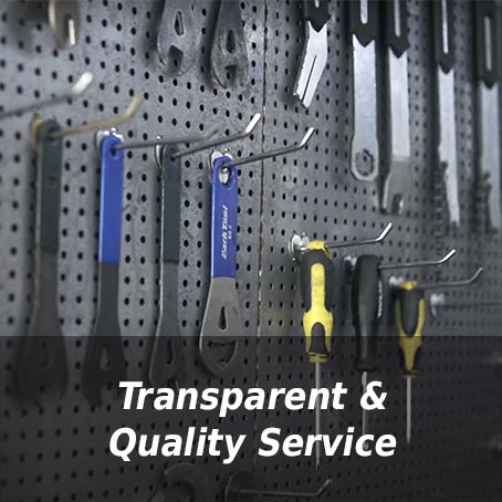 Transparent & Quality Bicycle Service Transparent & Quality Bicycle Service