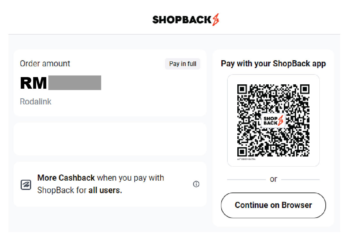 ShopBack Payment ShopBack Payment