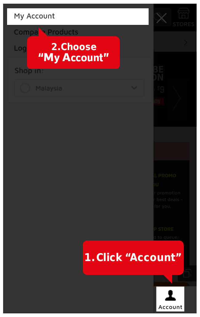 Login to your Rodalink.com account and choose “My Account” Login to your Rodalink.com account and choose “My Account”