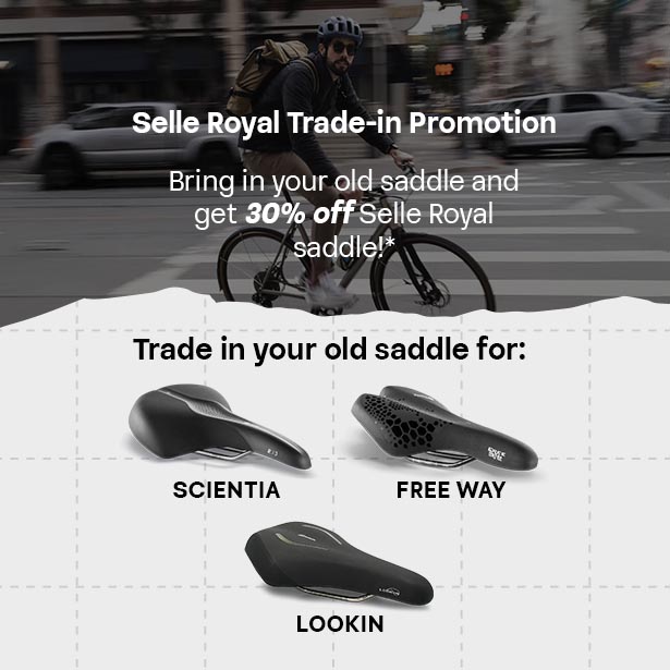 Selle Royal Trade In Program: Save 30% Off Selle Royal Trade In Program: Save 30% Off
